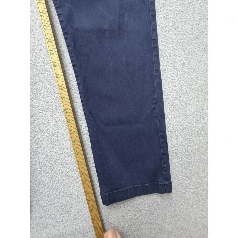 Tommy Bahama Mens 36x30 Blue Stretch Chino Pants Straight‎ Casual